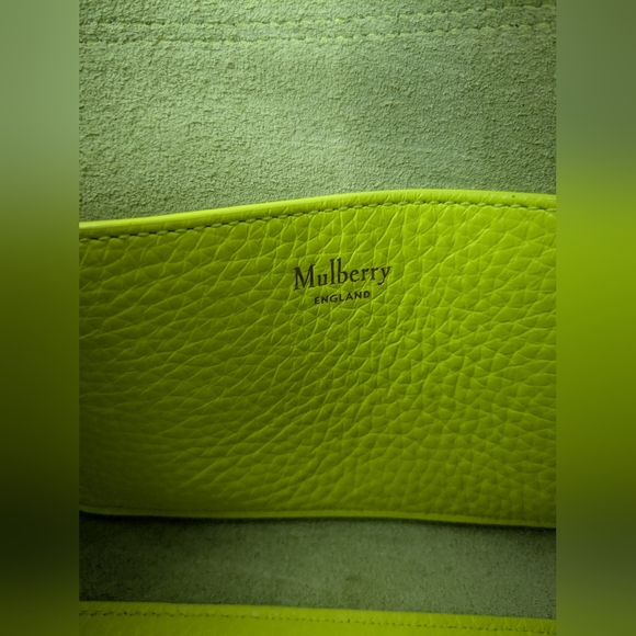 Mulberry Mini Alexa In Neon Yellow - Picture 13 of 16